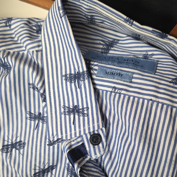 Zara Other - Nwt Zara Man Dragonfly Shirt